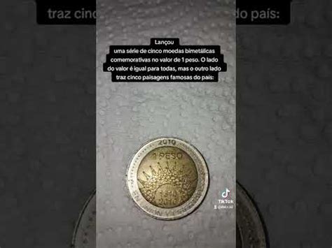 Moeda Peso Argentina Pucar De Tilcara Comemorativa Numismatica