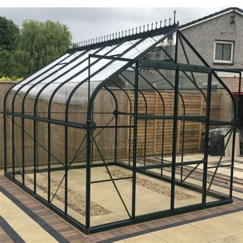 Vitavia Saturn Toughened Glass Greenhouse Green Robert Dyas