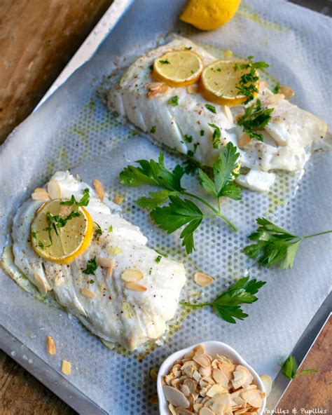 Dos De Cabillaud Au Four Amandes Et Citron Recette Facile