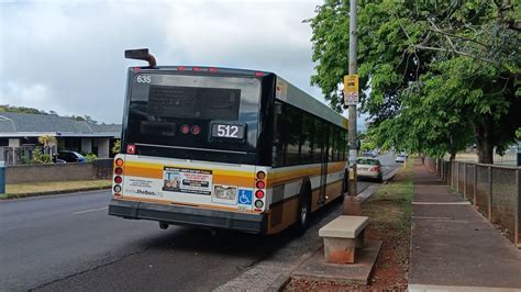 TheBus Honolulu HI Route 512 Whitmore Via Wahiawa Bus 635 2015