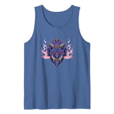 Japanese Demon Cyborg Oni Samurai Warrior Cyber Tank Top Sold By