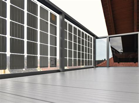 Solar Balkon Balkongel Nder Mit Pv Modulen Leeb Balkone