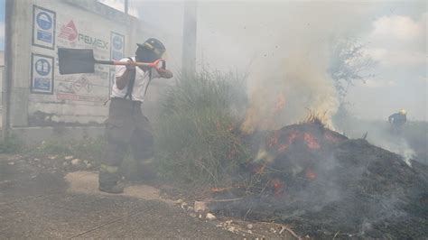 Sofocan Incendio Que Amenazaba Instalaciones De Pemex En Mina E