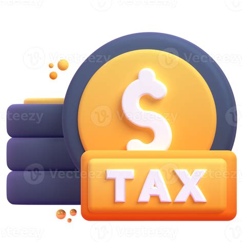 Money Tax In 3d Render For Graphic Asset Web Presentation Or Other