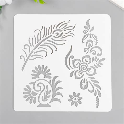 Мехенди трафареты - 80 фото