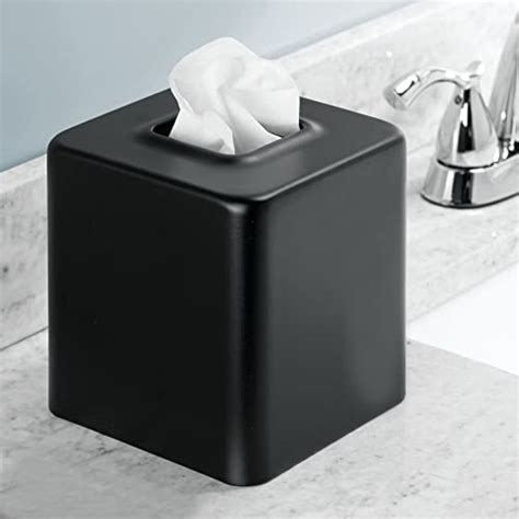 Mdesign Metal Square Tissue Box Cover Modern Facial Paper Holder