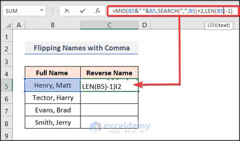 How To Reverse Names In Excel 5 Handy Methods Exceldemy