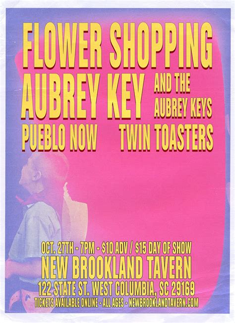 Flower Shopping, Aubrey Key, Pueblo Now, and Twin Toasters, New
