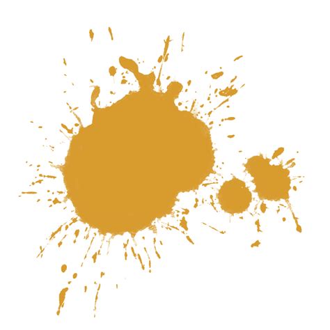 Goldspritzer Farbspritzer Png