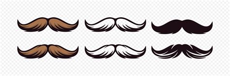 Hipster Mustache Cartoon Face Party Decoration Vector Image