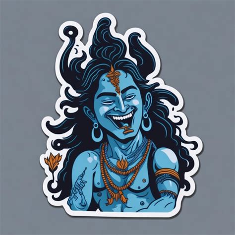 Lord Shiva Angry Face Sketch