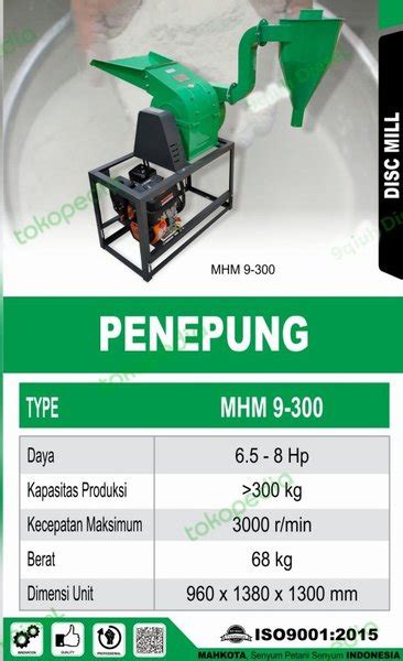 Jual Mahkota Disk Mill Mhm Mesin Giling Tepung Mhm Unit Only