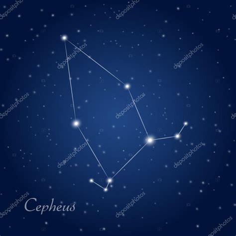 Cepheus constellation sign — Stock Vector © Kg.karolina #92930842