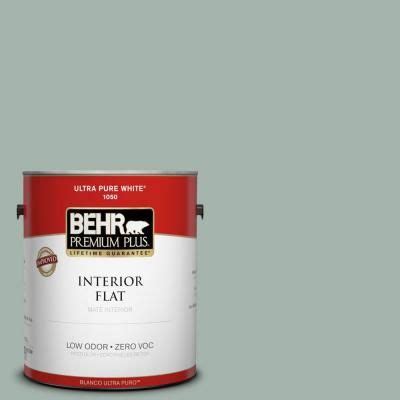 BEHR PREMIUM PLUS 1 Gal 460E 3 Smokey Slate Flat Low Odor Interior