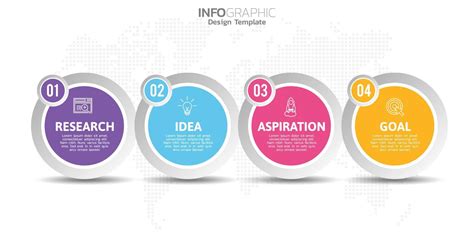 Elementi Di Infografica Passaggi Per Contenuto Diagramma Diagramma