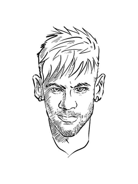 Desenhos Do Neymar Para Colorir E Imprimir