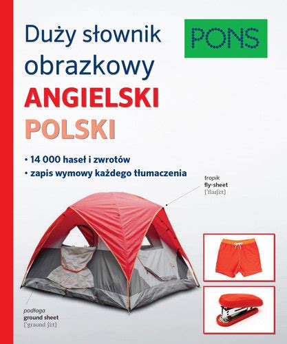 Pons Duży słownik obrazkowy angielski polski Opracowanie zbiorowe