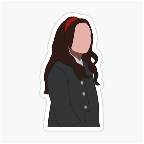 Blair Waldorf Sticker For Sale By Tiktokhot Redbubble