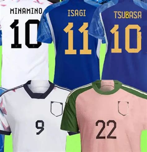 2022 Camisetas De Fútbol Japón Dibujos Animados ISAGI ATOM TSUBASA