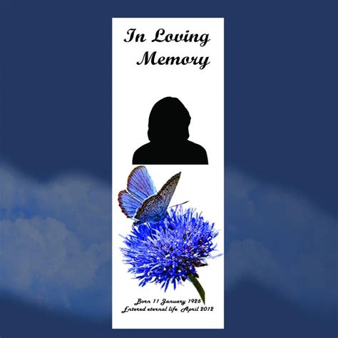 Memorial Bookmarks |Funeral Bookmarks|Budget Print Plus