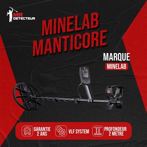 Minelab Manticore Mr Detecteur Maroc