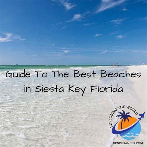 Guide To The Best Beaches In Siesta Key Florida Travel Florida Advice