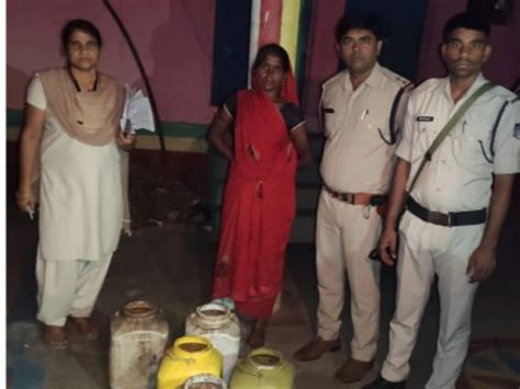 Mahua Lahan Desi And English Liquor Seized In Umaria Manpur And