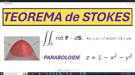 TEOREMA de STOKES Cálculo III YouTube