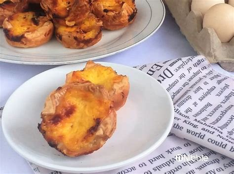 Resep Portuguese Egg Tart Renyah Dan Lumer Nibble