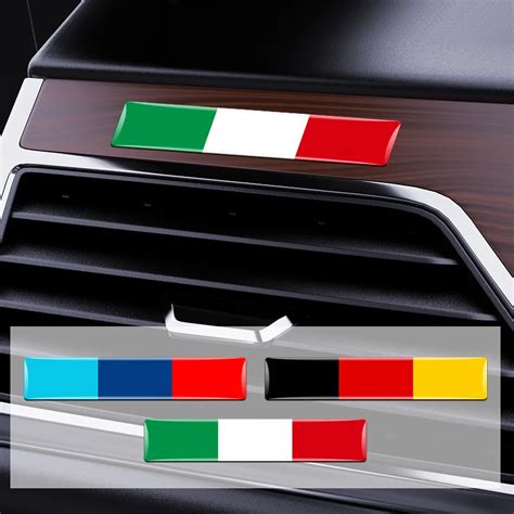 3d Epoxy Reflecterende Nationale Vlag Sticker Sticker Auto Motorfiets