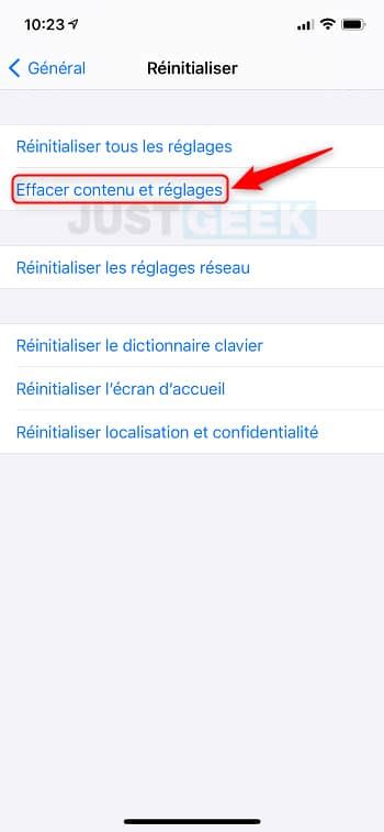 Comment réinitialiser un iPhone pour effacer tout son contenu