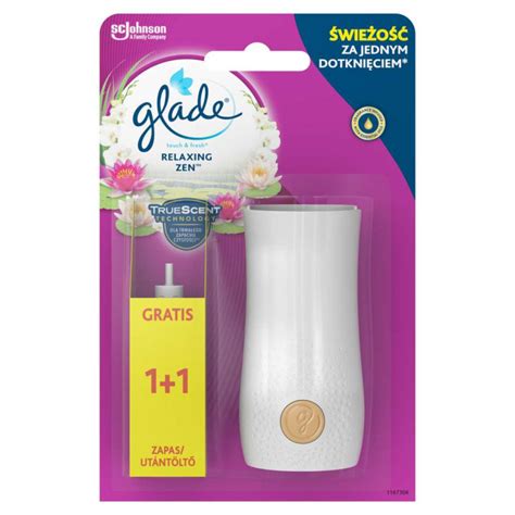 Glade Touch And Fresh Odświeżacz Powietrza Urządzenie Relaxing Zen 2x10 Ml