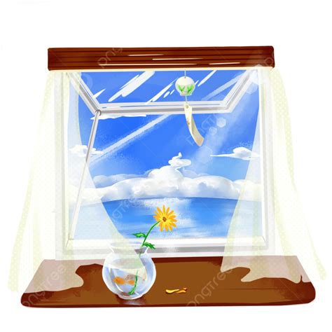 Window Sill Png Image Window Sill Facing The Sea In Summer Windowsill