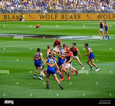 Melbourne Demons And West Coast Eagles Football Club At Optus Stadium