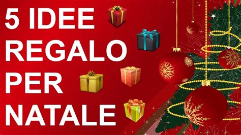 5 Idee Regalo Per Natale Youtube