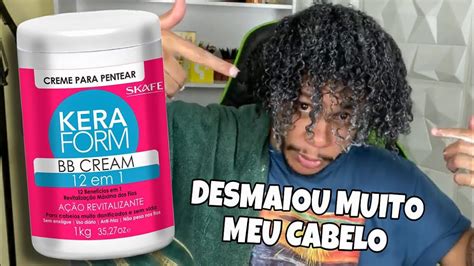 Testei Um Creme De Pentear Perfeito Para Cabelo Ressecado Finaliza O