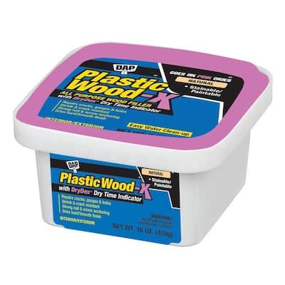 DAP Plastic Wood-X 16 oz. All-Purpose Wood Filler-00542 - The Home Depot