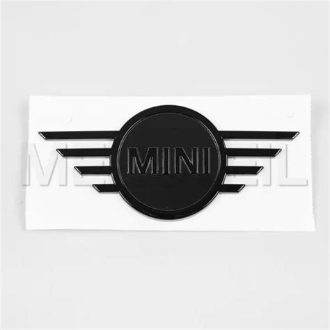 Genuine Mini Cooper F55 F56 F57 Logo Black Front Emblem Badge