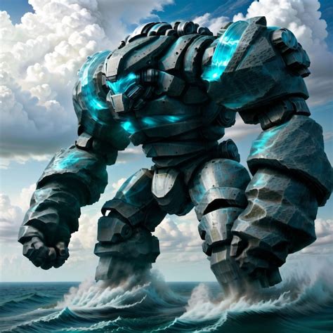 Premium AI Image | Water golem