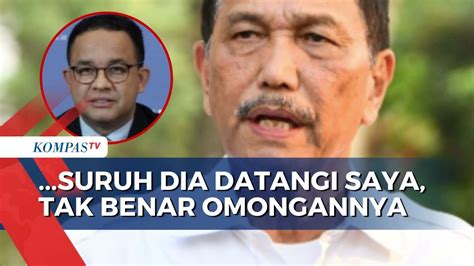 Subsidi Mobil Listrik Dikritik Anies Luhut Suruh Dia Datangi Saya