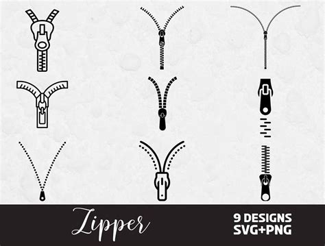 Zipper Svg Svg Files For Cricut Zipper Cut File Sewing Svg Fashion