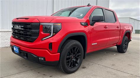 2024 GMC Sierra 1500 Elevation Cardinal Red With Jet Black Interior