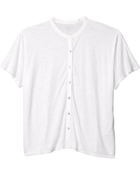 Women S Eileen Fisher Mandarin Collar Shirt Zappos