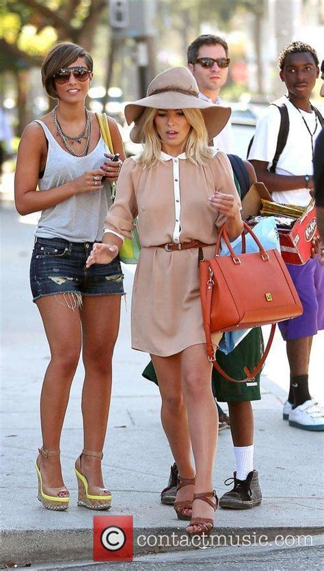 Mollie King Mollie King And Frankie Sandford Of The Saturdays Out