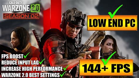 🔧 Warzone 20 Season 2 Low End Pc Increase Performance Fps With Any