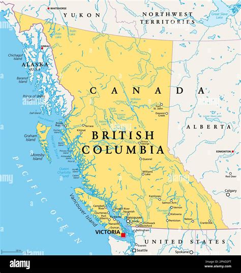 Explore The Best Of British Columbia A Detailed Map Of 52 OFF