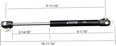 Apexstone 100N225lb Puntales De Gas Muelles De Gas Puntales De Gas