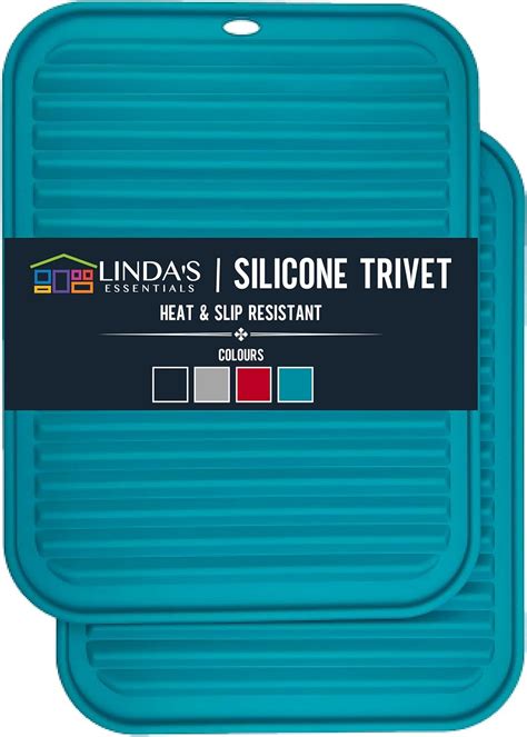 Silicone Trivets For Hot Pans And Pots 2 Pack Multipurpose Silicone