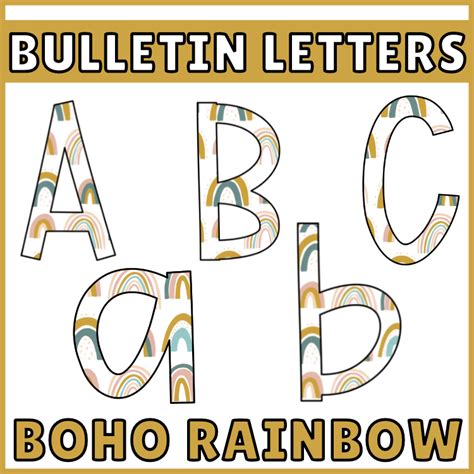 Printable Letters For Bulletin Board