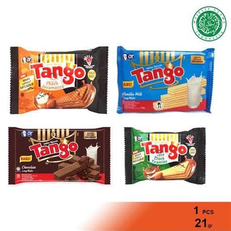 Jual Tango Wafer 16 Gr Waffer Coklat Tiramisu Vanila Java Moca